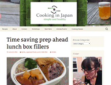 Tablet Screenshot of cookinginjapan.com